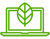 Go Green Icon Computer Recycle