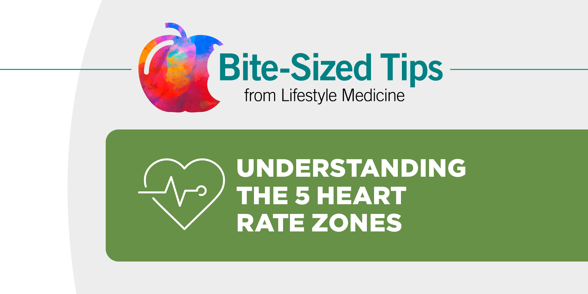 bite sized tips - 5 heart rate zones